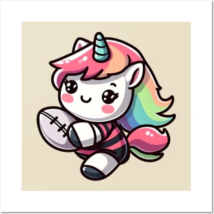 Rugby Unicorn Olympics 🏉🦄 - Tackle the Cuteness! Posters and Art